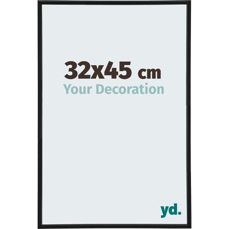 yd. - Cadre photo 32x45 - Noir Mat - Plastique - Annecy