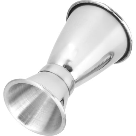 Cocktail-Jigger aus Edelstahl, Doppelmessbecher, Messbecher für 25 ml/10 ml Alkohol, Bar-Shaker (1/5)