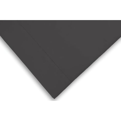 Percale Housse de Couette, Coton, Anthracite, 220x240 cm (1/5)