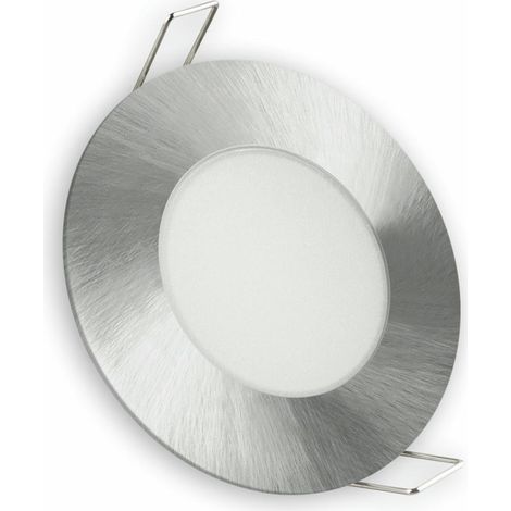 ARO FIJO LED IP65 MATEL REDONDO NÃQUEL 8W FRÃA