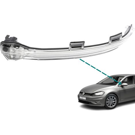 Clignotant de rétroviseur gauche pour VW Golf 7 et Touran - (1/3)