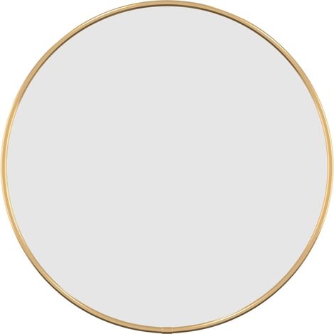 Espejo de pared redondo dorado Ø 40 cm vidaXL