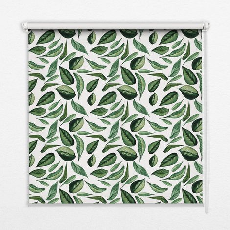 Tenda a Rullo Interna per Finestra - Tenda Filtrante Luce - Tenda Privacy - Tenda Decorativa Rettangolare - Rullo per Interni - (130 cm x 140 cm) - Foglie che cadono dagli alberi (1/5)