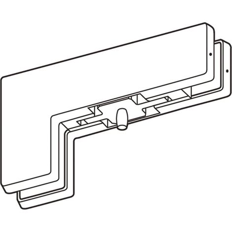 Accesorio Vidrio Tesa Pivote Sup.Vidrio Inox (1/4)