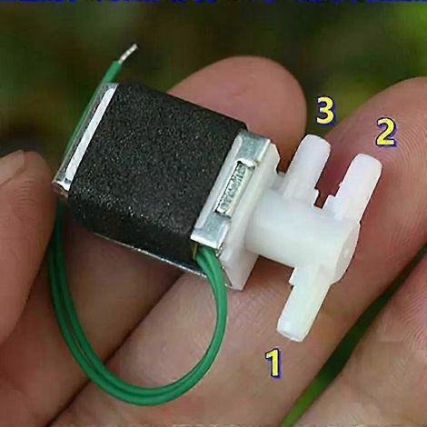 DC 9V-12V Magnetventil, 2-Wege, 1 Position, normalerweise geschlossen, für Instrumentenausrüstung, elektronisches Steuerventil, DIY-Zubehör - JXLGV (1/5)