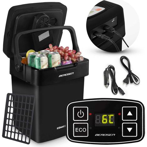 Nevera portátil Berdsen Icemax de 29 litros con modo ECO - negra (1/5)