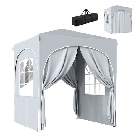 Store banne en tissu Oxford 210D Métal 203 x 203 x 251 cm (1/5)