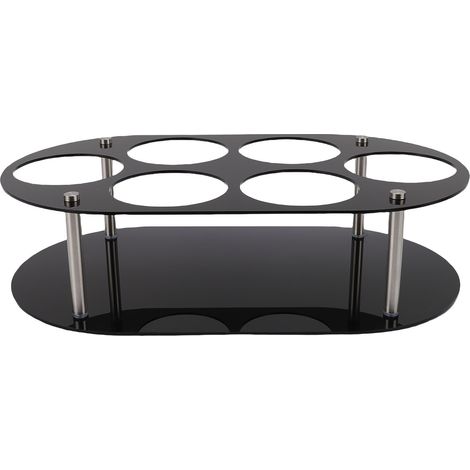 étagère rangement-Porte-Bouteille en Acrylic pour Stanley Cup - Rack de Stockage Stable pour Kitchen Countertop Noir (1/5)