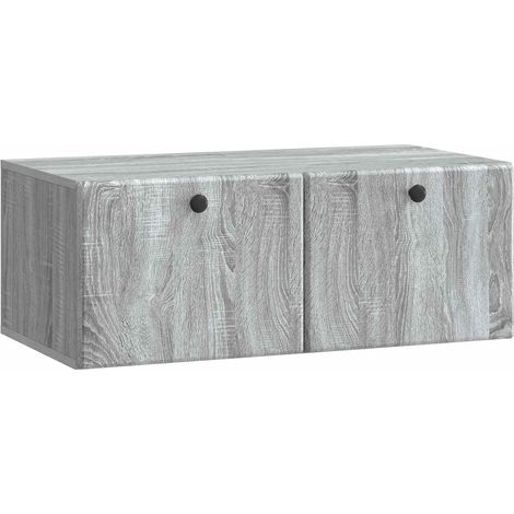 Maison Exclusive - Mobile Porta TV da Muro 78,5 x 41 x 30 cm Sonoma grigio (1/5)