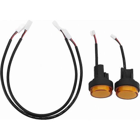 Lot de 2 clignotants LED universels pour guidon de trottinette électrique (1/5)