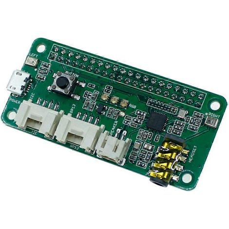 ReSpeaker 2-Mics Pi Hat für Raspberry Pi 4 Modell B Sprachmodul mit Dual-Mikrofon-Array für Raspberry Pi Zero 3B (1/5)