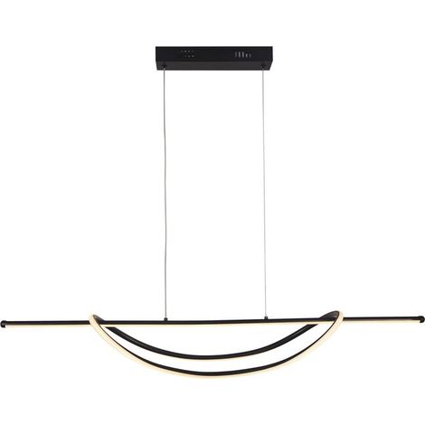 [GEBRAUCHT] B-Ware Milagro Lighting Hängeleuchte Pendelleuchte LED Lampe schwarz Metall Ambar (1/2)