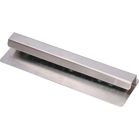 Présentoir mural coulissant pour tickets de 20 cm, en acier inoxydable, pour cuisine. (1/5)