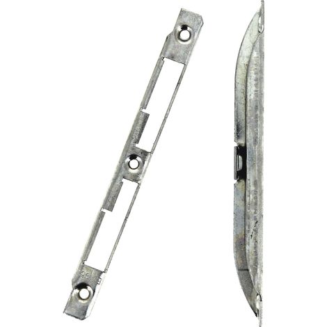 Ferco – Gâche pour crémone à toupiller bois 178x16x15,5mm – Acier emboutie pour installation rapide – E119550001