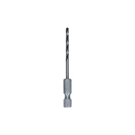 Bosch Foret hélicoïdal HSS métal, 2,5 x 30 x 69 mm, queue HEX 1/4 (1/5)