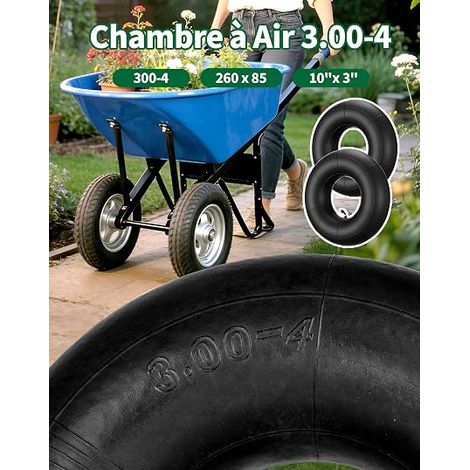 Inner Tube 3.00-4 for Sack Truck Inner Tube 260 x 85 Valve TR-87 for Tyre Wheel Trolley (1/4)