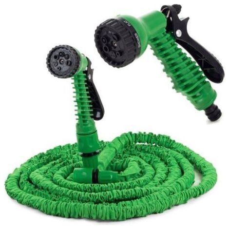 ®RisingFF Magic Hose 37,5 m dehnbarer Gartenschlauch, Grün (1/5)