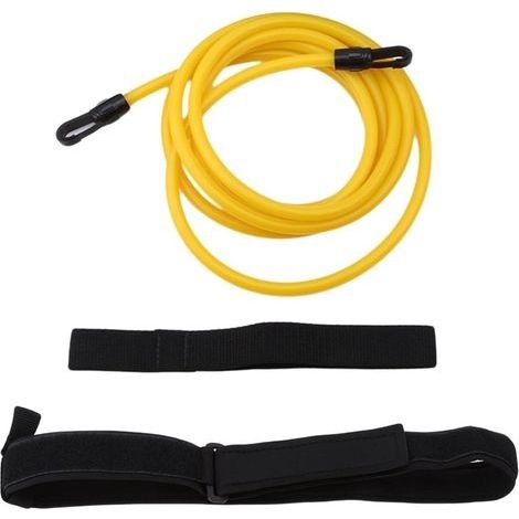 Ceinture de résistance à la natation réglable, entraînement avec élastique pour adultes et enfants, corde, filet à mailles (1/5)