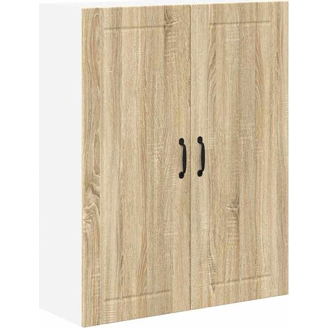 Meubles de Rangement,Armoire de cuisine avec étagère Chêne Sonoma 80 x 31 x 100 cm CFW416697 (1/5)