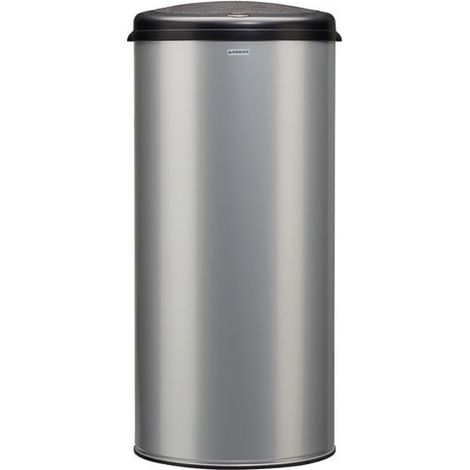 Pattumiera in metallo grigio da 45 litri - 93632 - Rossignol