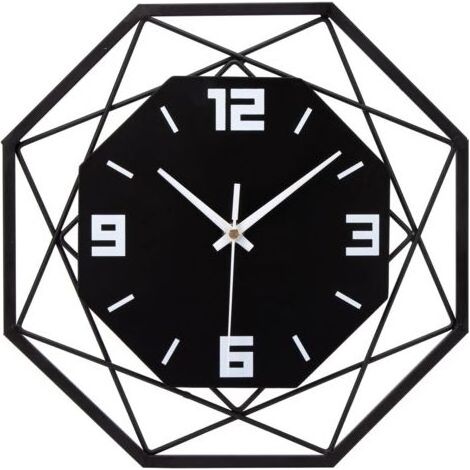 Horloge Murale Bois Métal 30cm Horloge Murale Silencieuse sans Tic-Tac Salon Chambre Cuisine Bureau Grande Pendule Murale Bois Moderne Vintage Classique (1/5)