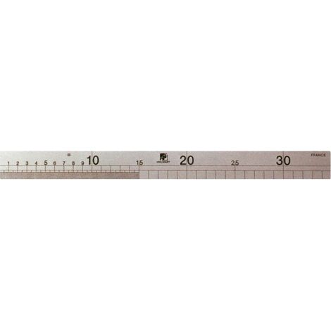 Jauge de charpentier 350mm inox gravé – Règle graduée sur 2 faces – Précision durable pour menuiserie – 103010 – Wilmart