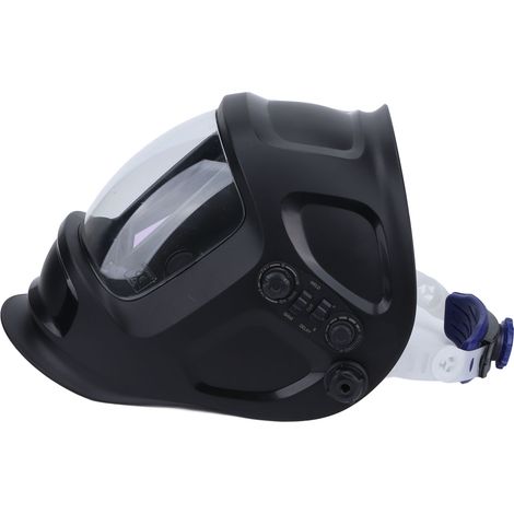 Casque de soudage auto-obscurcissant à énergie solaire, visière large, écran LCD à gradation automatique pour soudure TIG MIG MMA, équipement de protection oculaire professionnel (1/5)