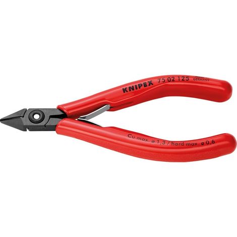 KNIPEX 75 02 125 Elektronik- Seitenschneider KST-Hüllen brün. 125 mm (1/2)