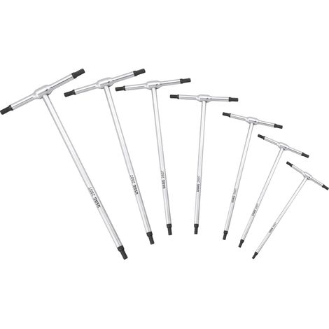 USAG 280 T/SE7 U02800903 Set 7 chiavi a T per viti esagonali