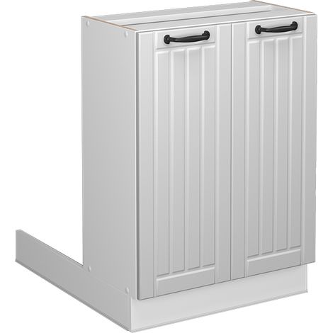 Isola cucina Fame-Line, Bianco rustico, 60 cm senza piano di lavoro, Vicco (1/5)