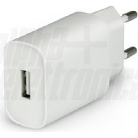 Alpha elettronica alimentatore switch.5v 2.1a 1xusb bianco (1/4)