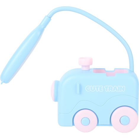 Mini veilleuse LED avec mécanisme coulissant, protection des yeux, lampe de lecture, chargement USB et porte-stylo pour enfants, bleue (1/5)