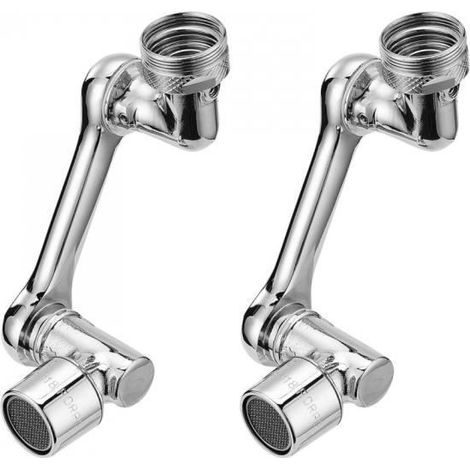 Rallonge robinet rotative universelle,Aérateur robinet rotatif à 1080 °,Aérateur robinet à bras,mode unique-ECONOMISEUR D'EAU (1/4)
