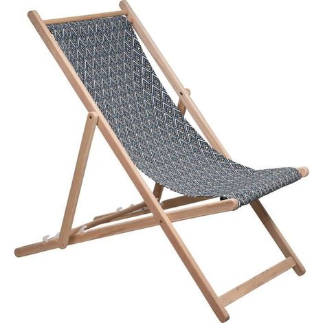 JARDIN PRIVE - Chilienne jacquard losange - toile amovible. (1/2)