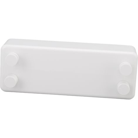 Étendoir à linge mural rétractable, double fil à linge robuste en acier inoxydable épais, pour balcon ou hôtel, 4,2 m (13,8 pi), blanc