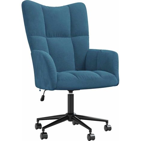 Maison Exclusive - Relaxsessel Blau Samt (1/5)
