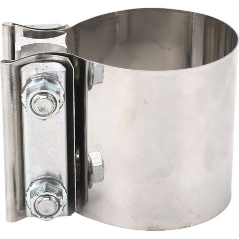 Pince d'échappement de 2.75 pouces, fixation Stable, tuyau robuste et Durable en acier inoxydable, universel pour voiture. (1/4)