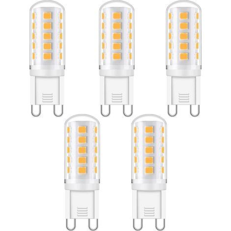 Ampoule Led G9 - 5 W - 420 Lm - Blanc Froid 6000 K - Non Dimmable - 220-240 V Ac - Classe Énergétique A+ - Lot De 5 (1/5)