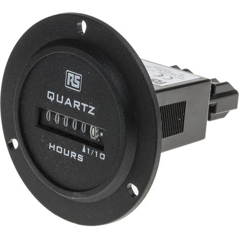 Compteur RS PRO Heures 1080 V c.c. Analogique 6 digits ( Prix pour 1 ) (1/2)