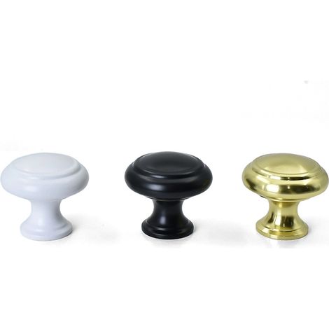 3 Pièces Bouton Meuble, Multicouleur Boutons de Portes pour Placards, Forme de Champignon Poignée Armoire, Comprend 3 Vis (1/5)