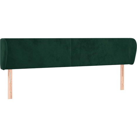 Maison Exclusive - Cabecero de terciopelo verde oscuro 183x23x78/ (1/5)