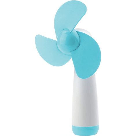 1 Mini ventilateur, pales en mousse, interrupteur ON-OFF, angle réglable, pour bureau et voyage (1/5)
