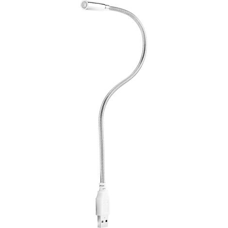 Lampe LED USB flexible et mini, éclairage de lecture pour ordinateur portable, PC et notebook, lumière douce et pratique. (1/5)