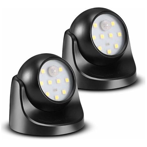 Projecteur LED sans fil avec détecteur de mouvement –150 Lumen –Sphère amovible –Tête rotative 360° –Angle de détection 120° –Distance jusqu'à 3m (1/5)
