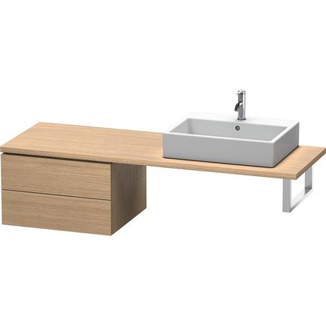 L-CUBE mobile console basso 620x547x400mm in rovere