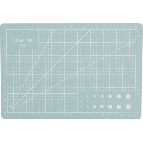 tapis de découpe A5 Tapis de découpe en PVC, lignes de grille A5, papier auto-cicatrisant, planche à materiel cahier (1/5)