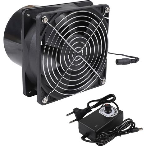 Extracteur d'Air 120 mm avec Régulateur de Vitesse (1/5)
