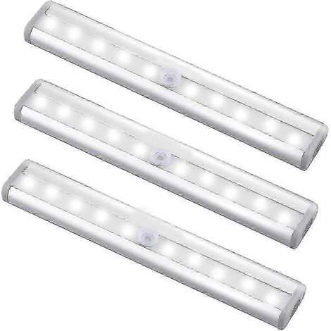 Lot de 3 lampes LED magnétiques à détecteur de mouvement rechargeables par USB (version améliorée) (1/5)