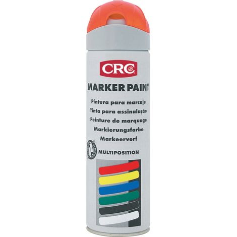 CRC Signierspray MARKER PAINT, 500 ml, Markierfarbe: OR
