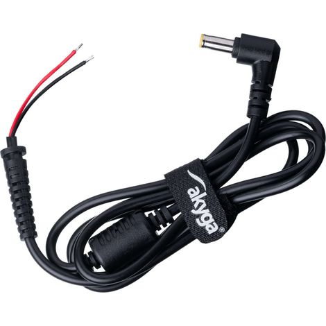 Câble d'alimentation Samsung pour ordinateur portable Akyga AK-SC-05, connecteur 5,5 x 3,0 mm + câble à broches de 1,2 m